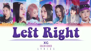 XG ~ "LEFT RIGHT" - Lyrics [ Color Coded English ]