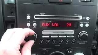 Suzuki Aux Stereo Input Mod