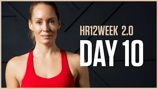 45 MIN No Repeats HIIT Cardio Workout // Day 10 HR12WEEK 2.0