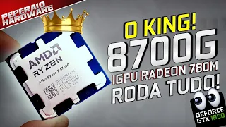 RYZEN 7 8700G: O MELHOR GRÁFICO INTEGRADO DO MERCADO!! Radeon 780M em 7 JOGOS e até com FSR 3!