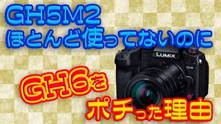 GH5M2ほとんど使ってないのにGH6をポチった理由