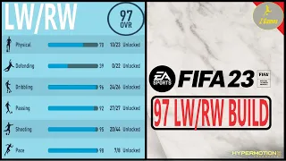 Best 97 Overall Left or Right Winger (LW RW) Build for FIFA 23 Career Mode - Maximum Potential