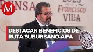 Tren Suburbano al AIFA registra 39% de avance: SICT