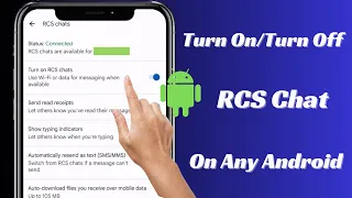 How to Turn On RCS Chat on Android | How to Turn Off RCS Messaging on Android