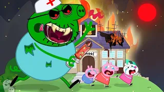 Zombie Apocalypse, Zombies Appear At The Pig City 🧟‍♀️ | Peppa Pig Funny Animation