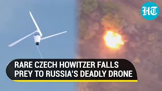 Russia’s Deadly Lancet Drone Makes Czech-supplied Ukrainian Howitzer Bite The Dust | Watch