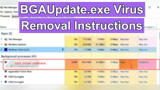 BGAUpdate.exe Virus Removal - Get Rid of BGAUpdate.exe