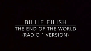 The End of The World (Piano Karaoke Instrumental) Billie Eilish (Rob Dickinson Cover)