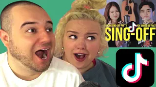 Reza Darmawangsa - SING-OFF TIKTOK SONGS Part II | COUPLE REACTION VIDEO