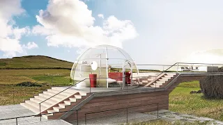 360° Transparent Glamping Dome