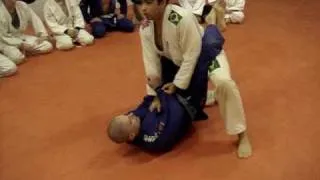 Arlans Siqueira Brazilian Jiu Jitsu - Standing Guard Break With Double Jump