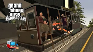 Обзор Модов GTA San Andreas #834 – Реалистичный трамвай / Tram San Fierro Realistic V97