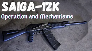 How Saiga-12 Works. Animation Of Operation Of Saiga 12, How It Works