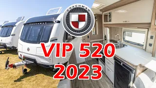 Coachman VIP 520 2023 NEW Caravan Model - Full Walkthrough Demonstration