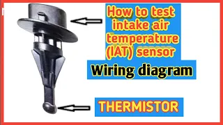 How to test and replace intake air temperature (IAT) sensor ,how to fix engine code p0110