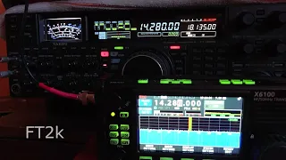 Compare RX - Yaesu FT2000 & Xiegu X6100