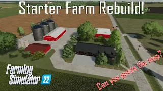 Best Farm Build Yet | Starter Farm Rebuild |Farming Simulator 22 | #Frankenmuth Michigan