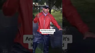 Dangerous flooding in Florida during Hurricane Idalia #shorts