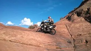 KTM 990 adventure on hells gate moab