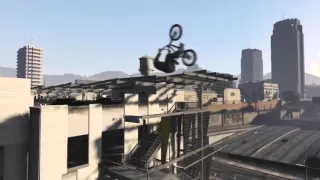 Подборка трюков в GTA 5 на BMX (часть 1)