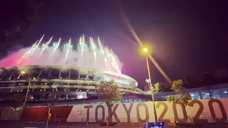 Tokyo Paralympics 2020 Opening firework