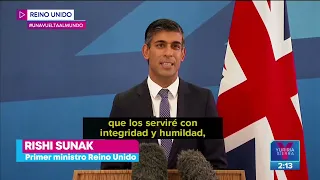 Rishi Sunak será el primer ministro de Reino Unido | Noticias con Yuriria Sierra