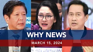 UNTV: WHY NEWS | March 15 , 2024
