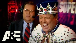 Jerry "The King" Lawler Becomes the Undisputed "King of Commentary" | Biography: WWE Legends | A&E