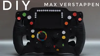 How to make a RED BULL RB16B STEERING WHEEL from cardboard DIY /Max Verstappen/