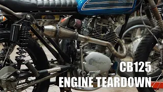 Engine Teardown - Brat Style Honda CB125 Motor Disassembly