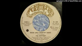 ALBERTA CANADA COUNTRY 1977 Tim Jeffery "Beer And Country Music"