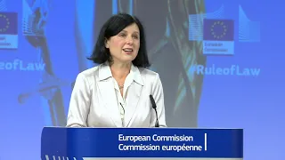 EU was 'naive in the past' over rule of law breaches. Vera Jourova eudebates rules in Brussels