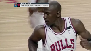 Michael Jordan's 42-point Game 7 Vs. Knicks Highlight