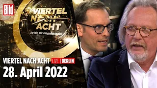 🔴 Viertel nach Acht – 28. April 2022 | LIVE u.a. mit Harald Martenstein