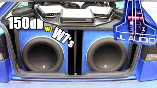 150db JL Audio Install w/ Brian's 13w7 Subwoofers & Two HD1200/1 Bass Amps | Loud SAAB Sound System