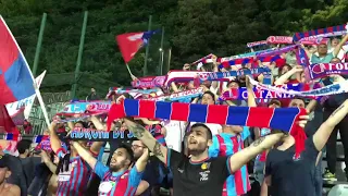 Tifosi del Catania a Siena playoff