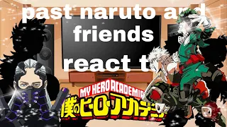 past naruto and friends react to mha Deku & Bakugo vs Nine |Bonus| {read desc.} [gacha club] naruto