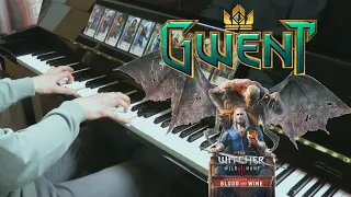 The Witcher 3 B&W: Gwent - Piano Medley (All Blood and Wine Gwent Tracks) + FREE SHEETS