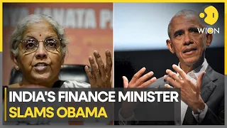 Indian FM Nirmala Sitharaman hits back at Barack Obama | WION Newspoint | Latest English News