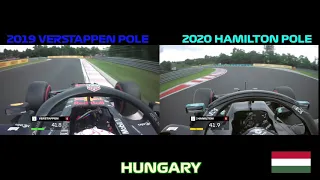 F1 - 2019 REDBULL vs. 2020 MERCEDES - HUNGARY - QUALIFYING