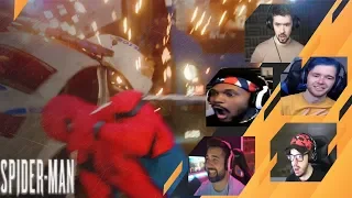 Gamers Reactions to Officer Davis Saving Spider-Man | Marvel's Spider-Man