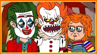 Joker vs Chucky vs Pennywise (Parody Animation)