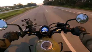 Morning Commute from Work on a 2022 Honda Rebel 500 ABS