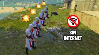 NOS HACEMOS PASAR SIN INTERNET CON TRAJE DE ASSASIN`S CREED😱 FREE FIRE