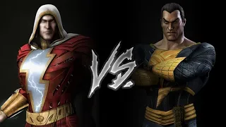 Injustice Gods Among Us - Shazam Vs. Black Adam | Zombie Mode (VERY HARD)