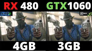 Amd RX 480 4GB Vs Nvidia GTX 1060 3GB ON RYZEN 5 2600