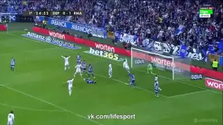 Cristiano Ronaldo segond goal vs Deportivo La Coruna 14/05/2016