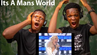 OUR FIRST TIME HEARING Christina Aguilera It's A Man's World | REACTION!!!