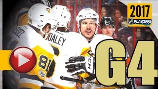 Pittsburgh Penguins vs Ottawa Senators. NHL 2017 Playoffs. Eastern Conference Final. Game 4. (HD)