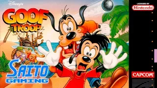 Goof Troop (SNES) Complete Co-Op Walkthrough (For Fun!) + Ending